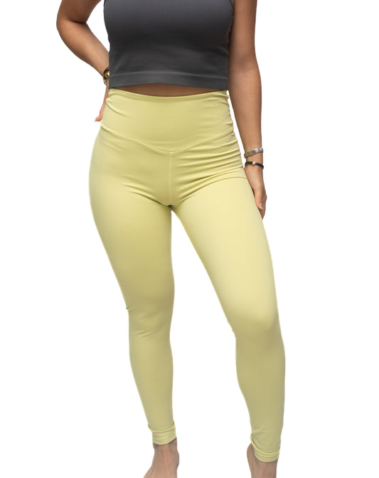 Legging alto amarillo
