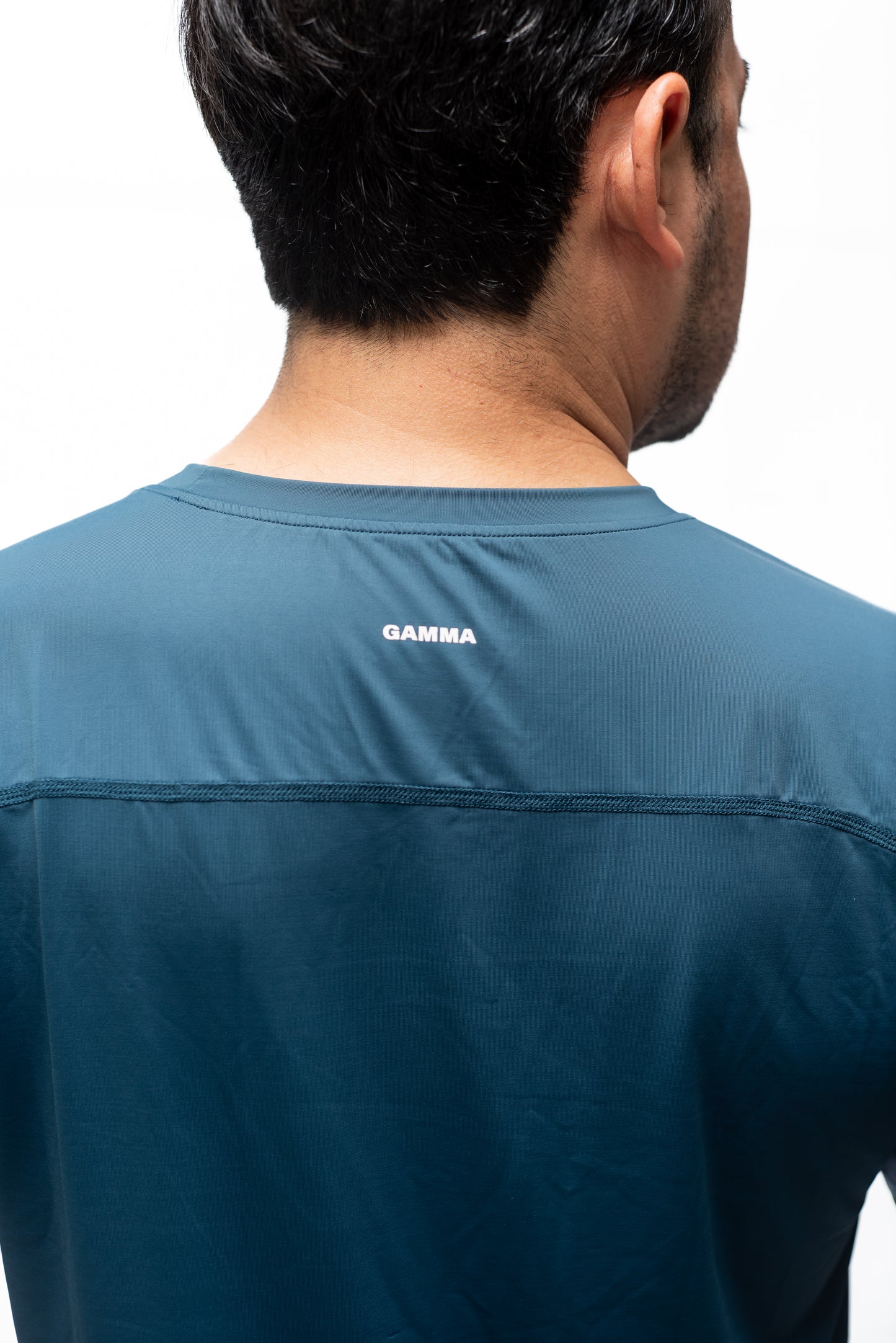 Playera deportiva Lycra turquesa