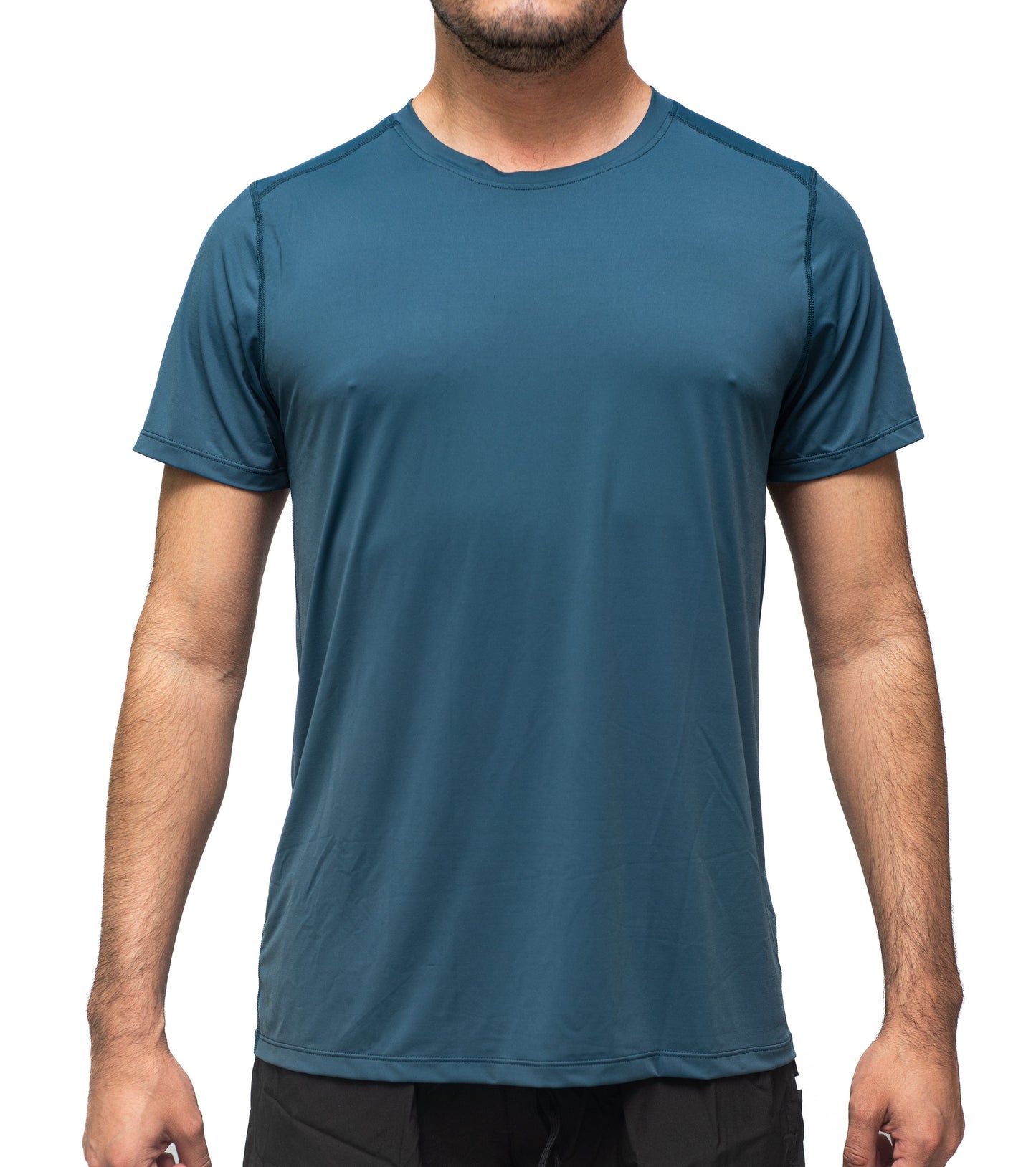 Playera deportiva Lycra turquesa