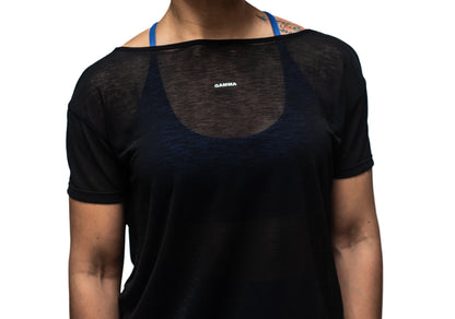 Top deportivo cruzado