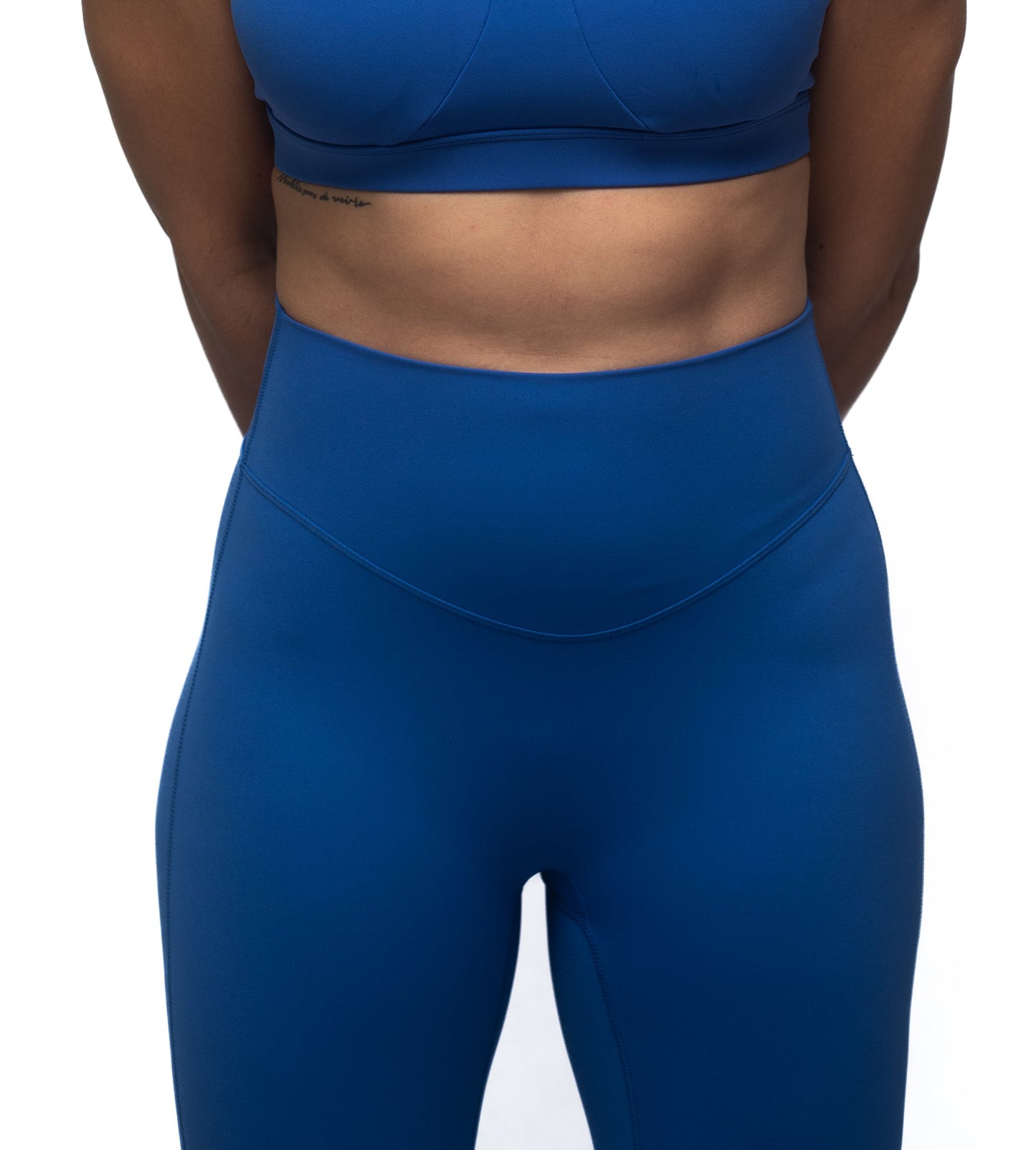 Legging acampanado azul