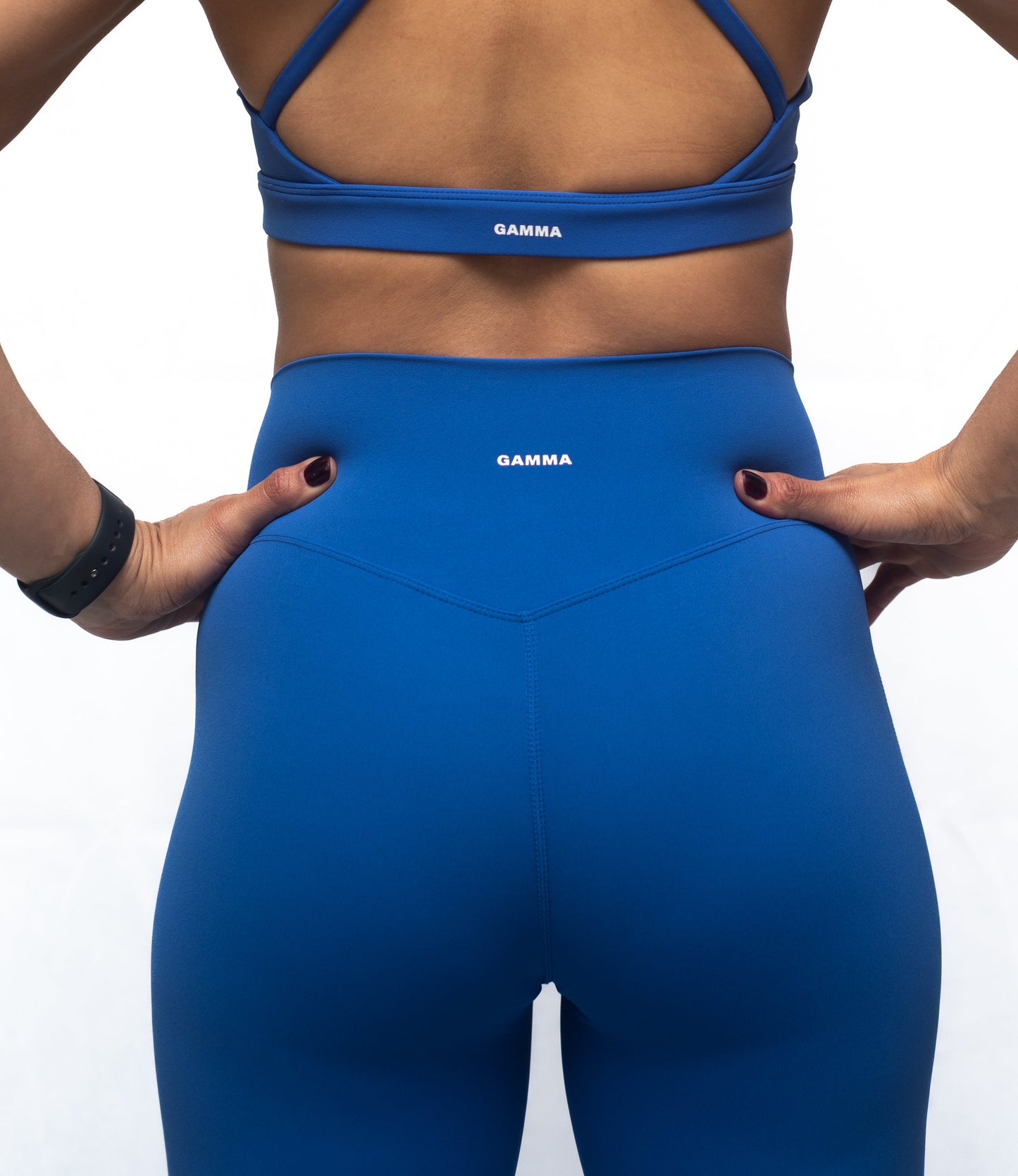 Legging acampanado azul