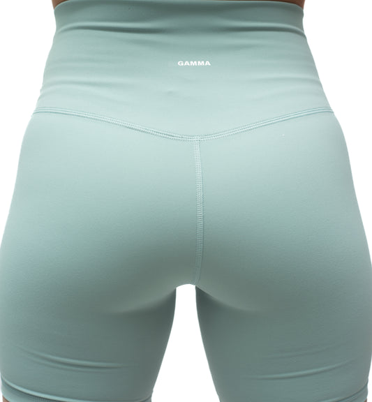 Short corto biker verde