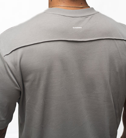 Playera deportiva oversized gris